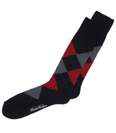 Merino wool and nylon blend. Handlinked toes. Machine wash. Imported.