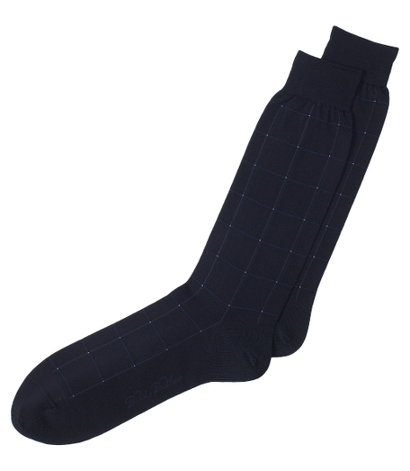 Wool, cotton and nylon blend. Handlinked toes. Machine wash. Imported.
