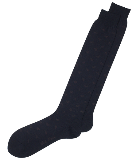 Merino wool and nylon blend. Handlinked toes. Machine wash. Imported.