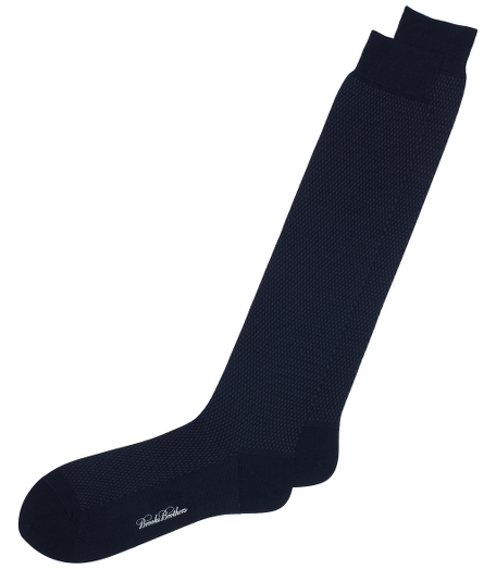Cotton and nylon blend. Handlinked toes. Machine wash. Imported.