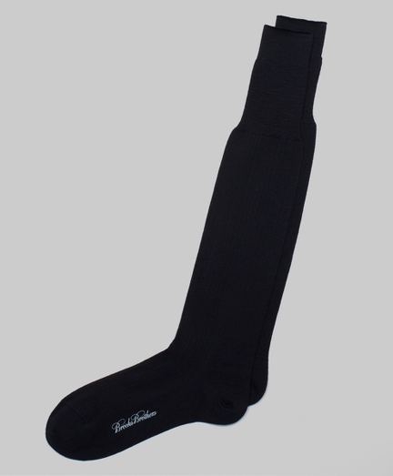 Wool and nylon blend. Handlinked toes. Machine wash warm, dry flat. Made in Italy.