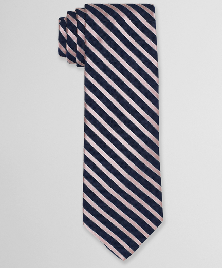 Cotton and silk blend woven in Italy. 3 1/2" width. Dry clean. Made in the USA.