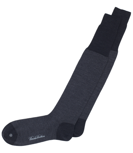 Wool and nylon blend. Handlinked toes. Hand wash, line dry. Imported.