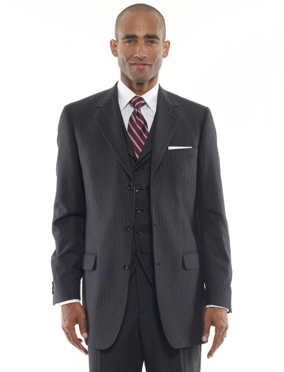 The Brooks Brothers original, tailored from elegant wool woven in Italy, favored for its relaxed fit, natural shoulders and easy fitting trousers. Fully lined. 3-button with side vents and vest. Plain-front trousers. Dry clean only. Made in Italy.