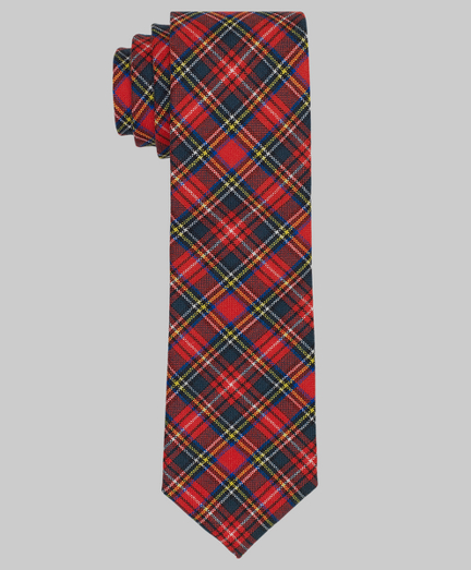 Pure wool woven in England. 2 7/8" width. Dry clean. Made in the USA.