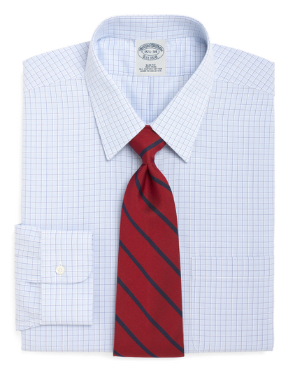 Pure cotton broadcloth treated to remain virtually wrinkle-free. Pucker-free seams. Center back pleat and signature shirring at barrel cuffs. Forward point collar. Left chest pocket. Machine wash. Imported. Also available in Traditional fit.