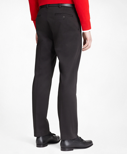 black slim chinos mens