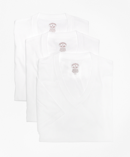 Supima Cotton V-Neck Undershirt - Three Pack