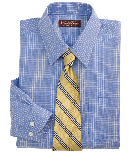 Pure cotton treated to resist wrinkles. Single-needle tailoring. Barrel cuffs. Machine wash. Imported.