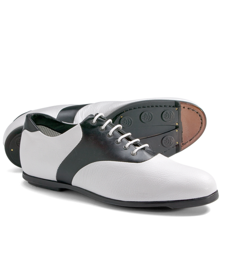 Calfskin. Leather lined. Rubber sole. Made in Italy.