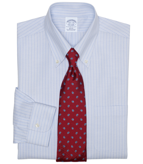 Non-Iron BrooksCool� Slim Fit BB#10 Stripe Dress Shirt