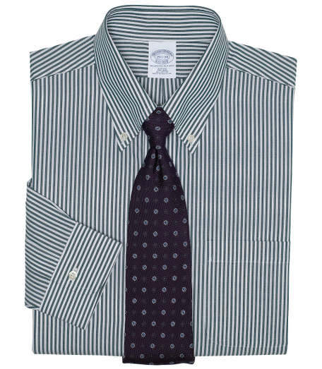 Pure cotton broadcloth made with pucker-free seams and specially treated to remain virtually wrinkle-free. The original Polo� button-down collar. Signature shirring at barrel cuffs. Center back pleat. Left chest pocket. Machine wash. Imported. Also available in Traditional fit.