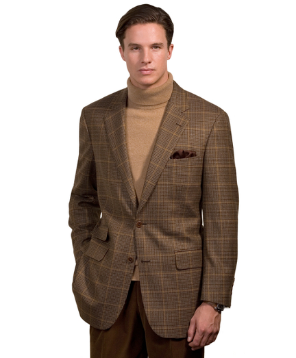 Exclusive Saxxon� wool. 2-button jacket with center vent. 100% Bemberg lining. Made in the USA. Dry clean.