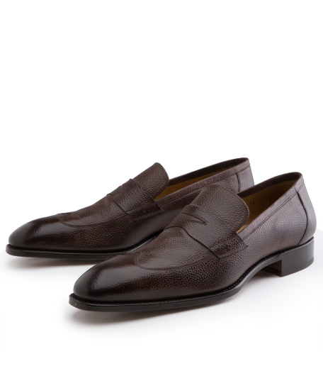 Calfskin with leather lining. Genuine Goodyear� welt construction. Tone-on-tone stitching. Imported.