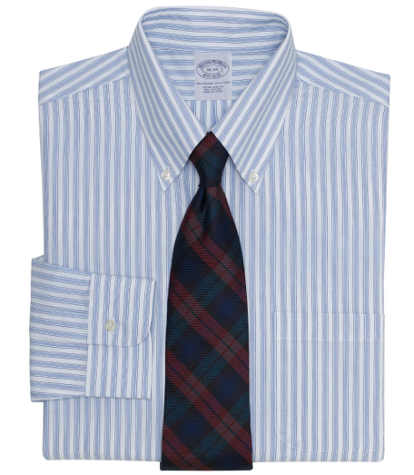 Pure cotton broadcloth. The original Polo� button-down collar. Signature shirring at barrel cuffs. Center back pleat. Left chest pocket. Machine wash. Imported. Also available in Traditional  fit.
