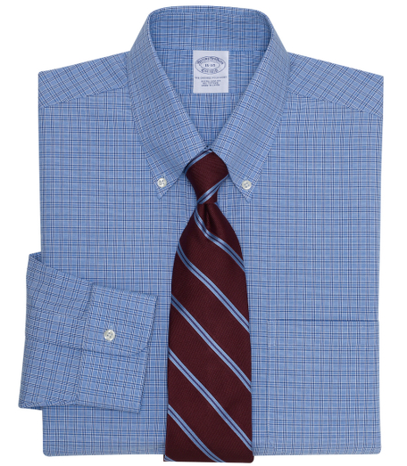 Pure cotton broadcloth. The original Polo� button-down collar. Signature shirring at barrel cuffs. Center back pleat. Left chest pocket. Machine wash. Imported. Also available in Traditional  fit.