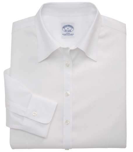 Fitted silhouette, slightly tailored for a slimmer appearance.  Woven in cotton. Traditional placket. Pucker-free seams. Front and back darts. Forward point collar. Shirred barrel cuffs. Machine wash. Imported.