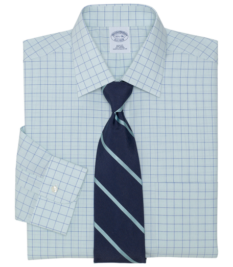 Pure cotton broadcloth made with pucker-free seams and specially treated to remain virtually wrinkle-free. Ainsley collar. Signature shirring at barrel cuffs. Center back pleat. Left chest pocket. Machine wash. Imported. Also available in Traditional fit.