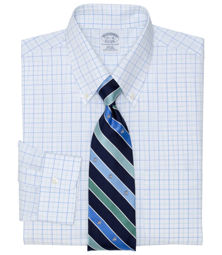 Pure cotton broadcloth made with pucker-free seams and specially treated to remain virtually wrinkle-free. The original Polo� button-down collar. Signature shirring at barrel cuffs. Center back pleat. Left chest pocket. Machine wash. Imported. Also available in Traditional fit.