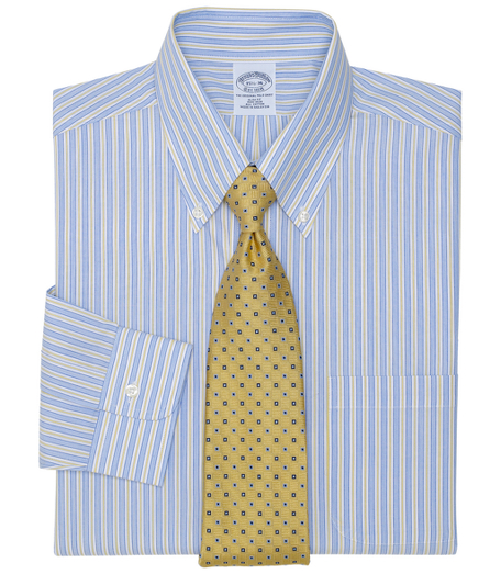 Pure cotton broadcloth made with pucker-free seams and specially treated to remain virtually wrinkle-free. The original Polo� button-down collar. Signature shirring at barrel cuffs. Center back pleat. Left chest pocket. Machine wash. Imported. Also available in Traditional fit.