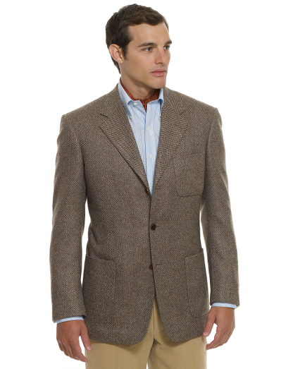 Hand-tailored from pure Italian cashmere. 3-button, side vent. 100% Bemberg lining. Dry clean. Imported.