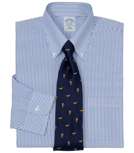 Pure cotton broadcloth made with pucker-free seams and specially treated to remain virtually wrinkle-free. The original Polo� button-down collar. Signature shirring at barrel cuffs. Center back pleat. Left chest pocket. Machine wash. Imported. Also available in Traditional fit.