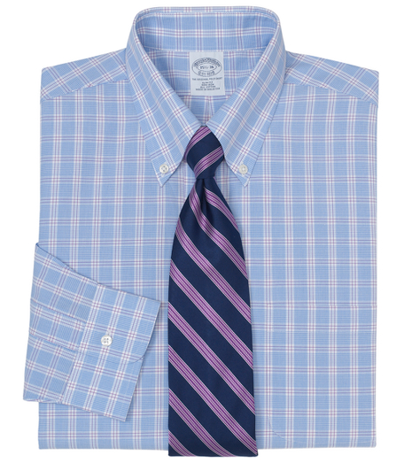 Pure cotton broadcloth made with pucker-free seams and specially treated to remain virtually wrinkle-free. The original Polo� button-down collar. Signature shirring at barrel cuffs. Center back pleat. Left chest pocket. Machine wash. Imported. Also available in Traditional fit.