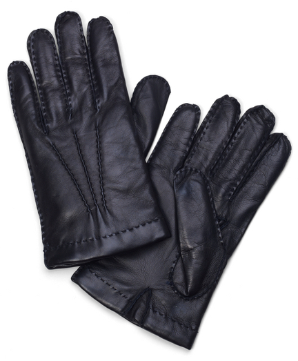 Brooks Brothers Lambskin Cashmere Lined Gloves