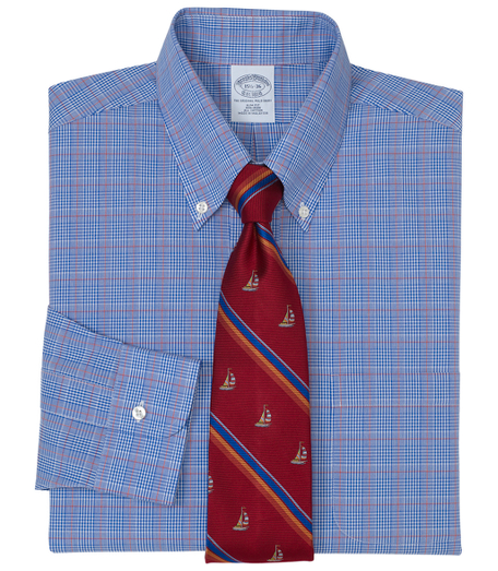 Pure cotton broadcloth made with pucker-free seams and specially treated to remain virtually wrinkle-free. The original Polo� button-down collar. Signature shirring at barrel cuffs. Center back pleat. Left chest pocket. Machine wash. Imported. Also available in Traditional fit.