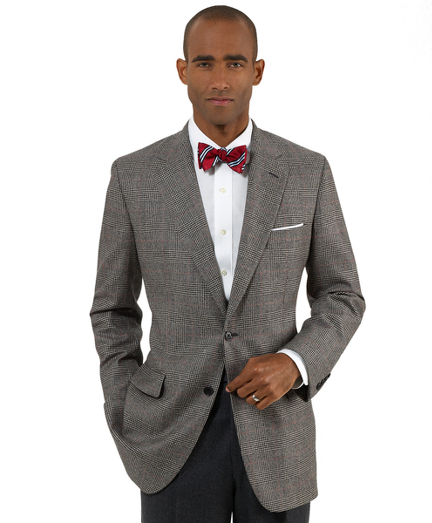 Pure Saxxon wool woven in the USA exclusively for Brooks Brothers. Fabric offers performance with the feel of cashmere. 2-button, center vent. Madison fit. Dry clean. Made in the USA.