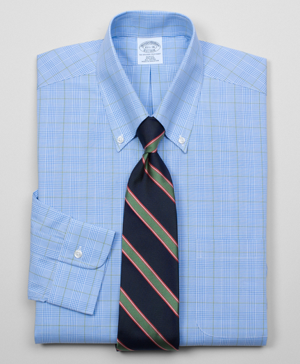 Pure cotton broadcloth made with pucker-free seams and specially treated to remain virtually wrinkle-free. The original Polo� button-down collar. Signature shirring at barrel cuffs. Center back pleat. Left chest pocket. Machine wash. Imported. Also available in Taditional fit.
