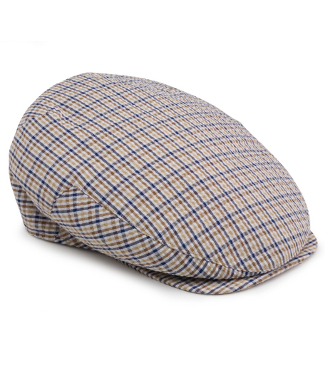 Lightweight hat in a cotton/polyester blend. Dry clean.  Made in Italy.
