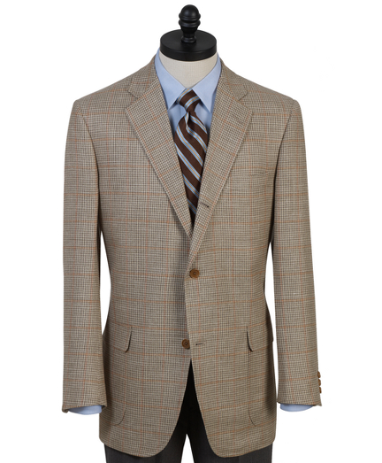 Silk, linen and wool blend woven in Italy. Madison fit which is favored for its relaxed fit and natural shoulders. Three-button, sack. Winged Bemberg lining. Full-canvas construction with unfinished sleeves and unattached buttons that can be made functional. Dry clean. Imported.