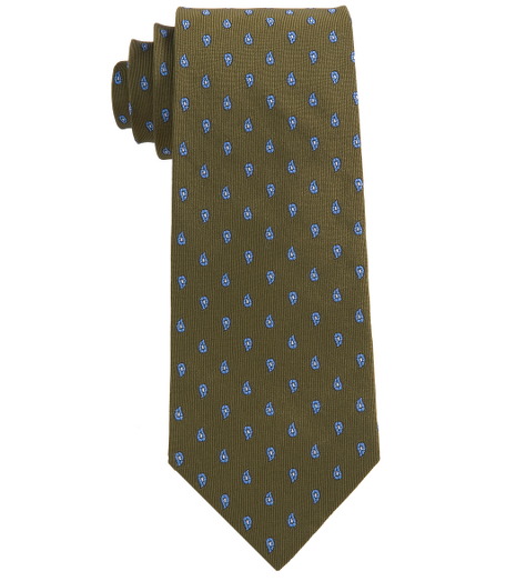 Stain-Resistant Woven Pine Tie