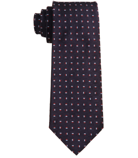 Pure silk woven in England. Fabric is treated to repel liquids and stains. 3 1/2" width. Dry clean. Made in the USA.