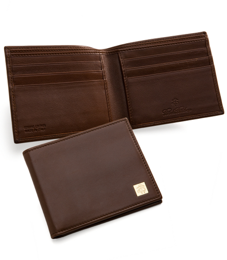Distinguished accessories crafted in genuine leather from Florence, Italy. Brass hardware. Made in Italy.