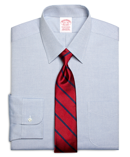 Classic All-Cotton Traditional Fit Forward Point Dress Shirt