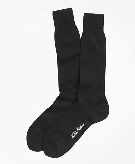 Egyptian Cotton Jersey Knit Crew Socks