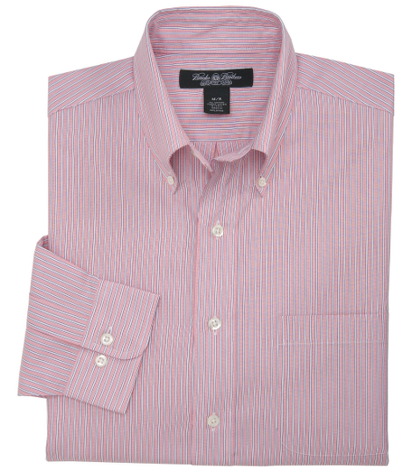 Pure cotton. Luxurious corded fabric woven in Italy. The original Polo� button-down collar. Luxury fit. Side gusset and cheveroned split back yoke. Signature shirring at barrel cuffs. Left chest pocket. Mother-of-pearl buttons. Featuring two sleeve lengths-regular and long. Machine wash. Imported.