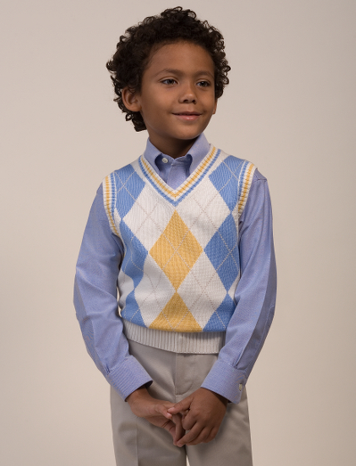 100% Supima� cotton. Ribbed neck, armholes and hem. Fully fashioned for a perfect fit. Machine wash. Imported.
