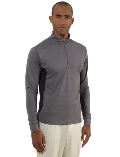 Breathable fabric with extra-soft handfeel. Fabric wicks moisture away from skin and dries quickly to increase comfort and help regulate the body's temperature. Signature ProSport  logo. Small zip pocket for miscellaneous items. Machine wash. Imported.