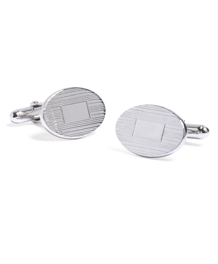 Brooks Brothers Engravable Oval Cuff Links