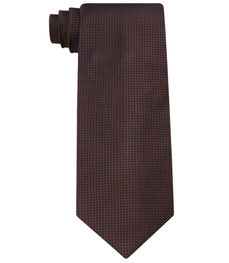 Pure silk woven in Italy. 4" width. Self-loop. Dry clean. Made in the USA.