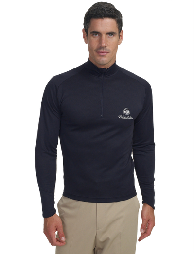 Breathable fabric with extra-soft handfeel. Fabric wicks moisture away from skin and dries quickly to increase comfort and help regulate the body's temperature. Signature ProSport  logo. Small zip pocket for miscellaneous items. Machine wash. Imported.