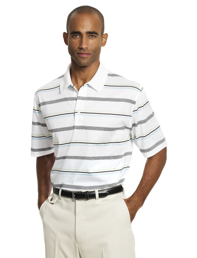 Luxurious double-mercerized cotton has added luster and softness. Finished with a signature performance treatment to enhance shape retention and resistance to shrinking, fading and piling, Machine wash. Imported.