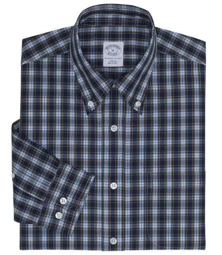 Pure cotton broadcloth. The original Polo� button-down collar. Left chest pocket. Superdurable stacked logo buttons. Center back pleat. Signature shirring at barrel cuffs. Machine wash. Imported. Also available in Traditional fit.