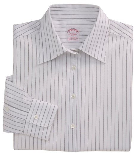Our classic fit in pure cotton, specially treated to remain virtually wrinkle-free with a touch of DOW XLA(TM) for stretch. French front. Pucker-free seams. Forward point collar. Shirred barrel cuffs. Center box pleat on back. Machine wash. Imported.