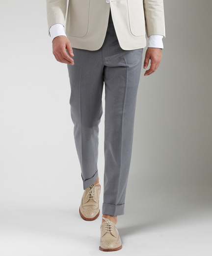 Wool Belt Loop Trousers