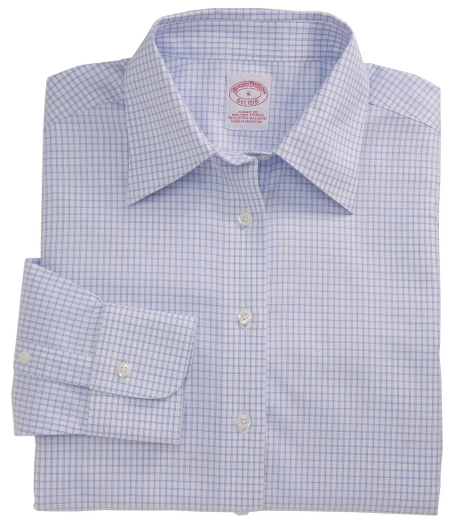 Classic fit.  Our fuller, traditional silhouette, woven in cotton specially treated to remain virtually wrinkle-free, with a touch of  DOW XLA for stretch. French front. Pucker-free seams. Forward point collar. Shirred barrel cuffs. Center box pleat on back. Machine wash. Imported.
