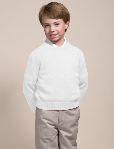 Knitted from 100% Supima� cotton. Ribbed trim, fully fashioned for a perfect fit. Machine wash. Imported.